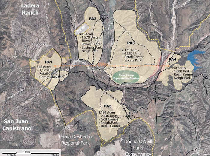 Here is a map of the overall plan for "Ladera Ranch II":