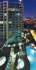 Marquee at Park Place at Night